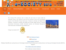 Tablet Screenshot of esociety-conf.org